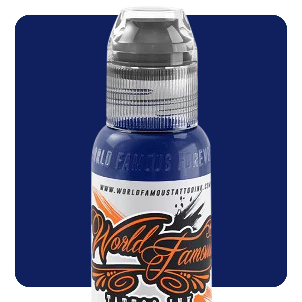 World Famous Tattoo Ink — All Blue Inks — 4oz
