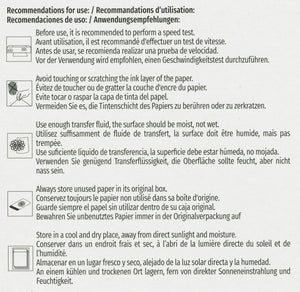Kores Tattoo Stencil Transfer Paper — 100 Sheets — Pick Size