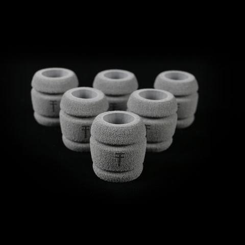 True Grips III Memory Foam Disposable Grip Cover — Grey — Box of 18