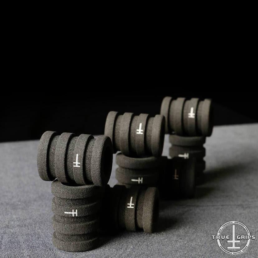 True Grips II Memory Foam Disposable Grip Cover — Black — Box of 25