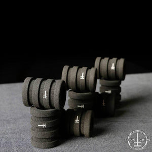 True Grips II Memory Foam Disposable Grip Cover — Black — Box of 25