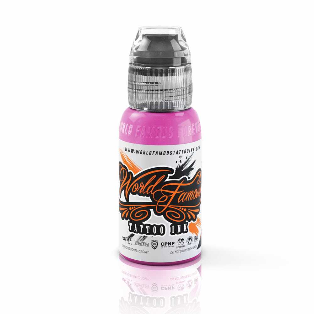 World Famous Tattoo Ink – All Pink Inks – 1/2oz Bottle