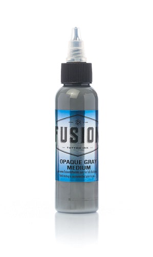 Opaque Gray 5-Pack Set — Fusion Tattoo Ink — Pick Size