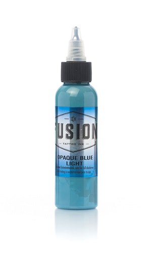 Opaque Blue 5-Color Set – Fusion Tattoo Ink – 1oz