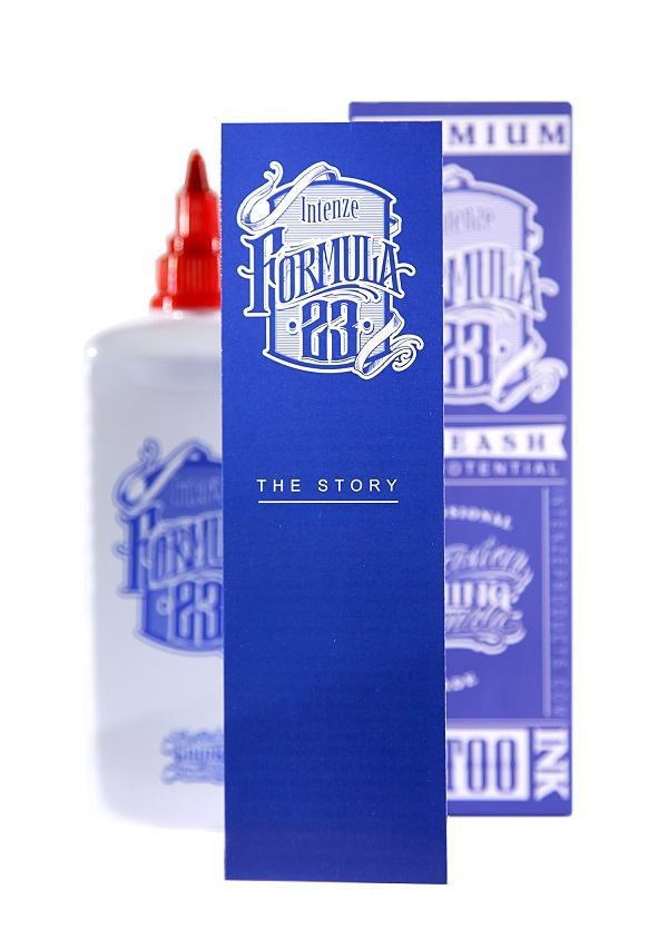 Formula 23 Black Tattoo Ink by Intenze Ink — 10oz Bottle