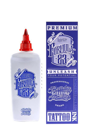 Formula 23 Black Tattoo Ink by Intenze Ink — 10oz Bottle