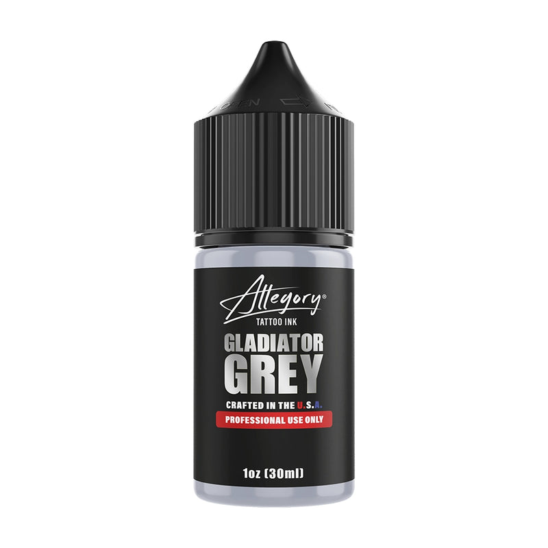 Allegory Tattoo Ink - Gladiator Grey - 1oz Bottle