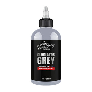 Allegory Tattoo Ink - Gladiator Grey - 4oz Bottle