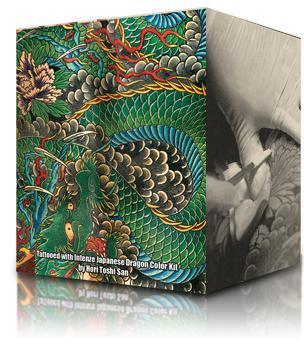 Japaneze Dragon Color 1oz Set — Intenze Tattoo Ink — 6 Bottles