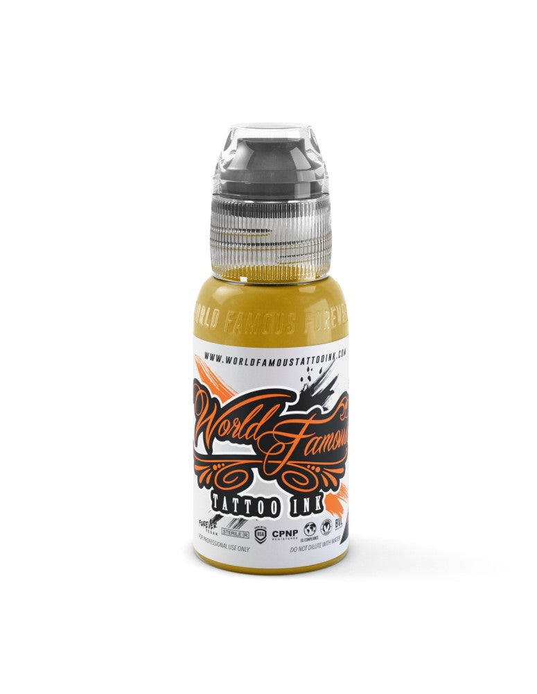 World Famous Tattoo Ink – All Yellow Inks – 1/2oz Bottle