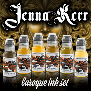 Jenna Kerr Baroque Set — World Famous Tattoo Ink — 1oz