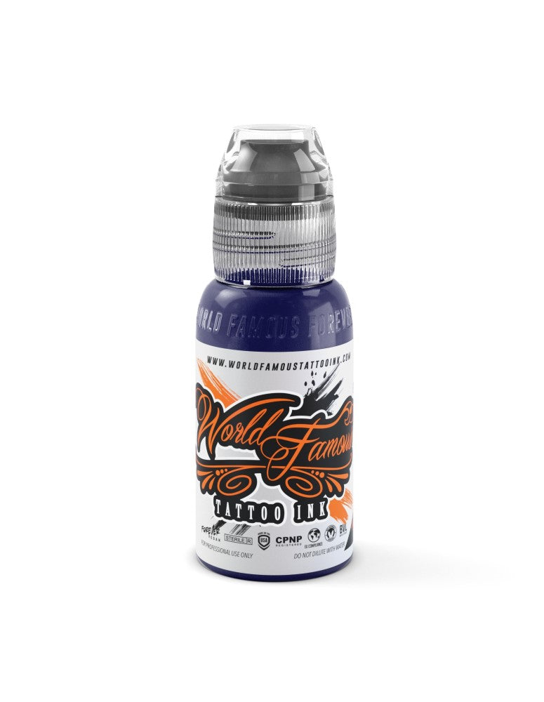 World Famous Tattoo Ink – All Blue Inks – 1/2oz Bottle