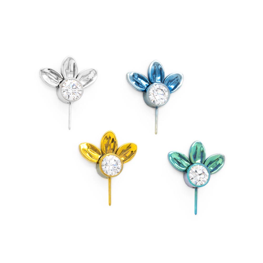 Gemmed Flower Top - Threadless