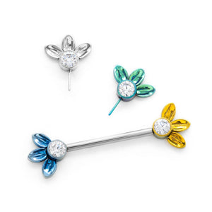 Gemmed Flower Top - Threadless