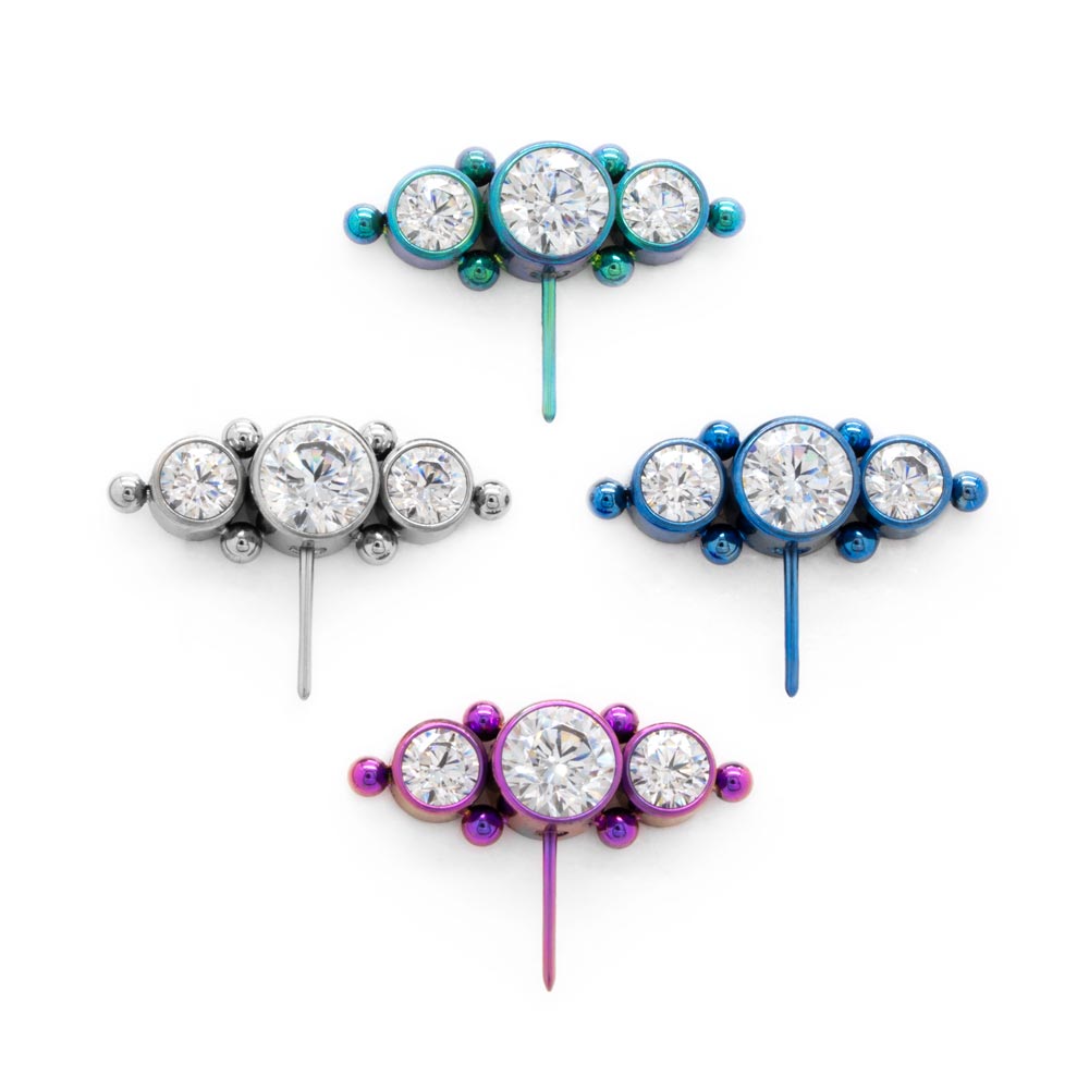 Triplet Titanium Top - Threadless