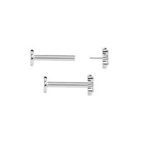 Poinsettia Titanium Top - Threadless