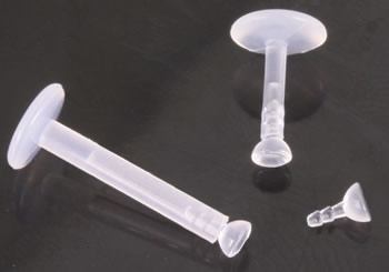 BioPlastic FLAT CLEAR DISC 2mm wide for BioPlast Jewelry NO C-UM - Price Per 1