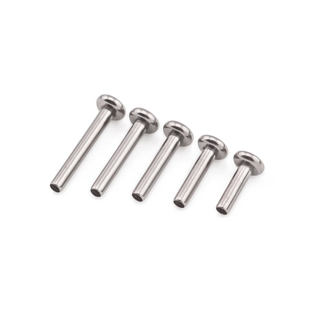 Tilum 18g Internal 0.8mm Flat Disc Titanium Labret Shaft - Version 2 - Price Per 1 - Painful Pleasures