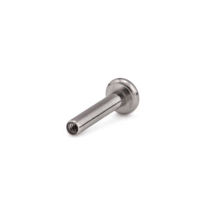 Tilum 18g Internal 0.8mm Flat Disc Titanium Labret Shaft - Version 2 - Price Per 1 - Painful Pleasures