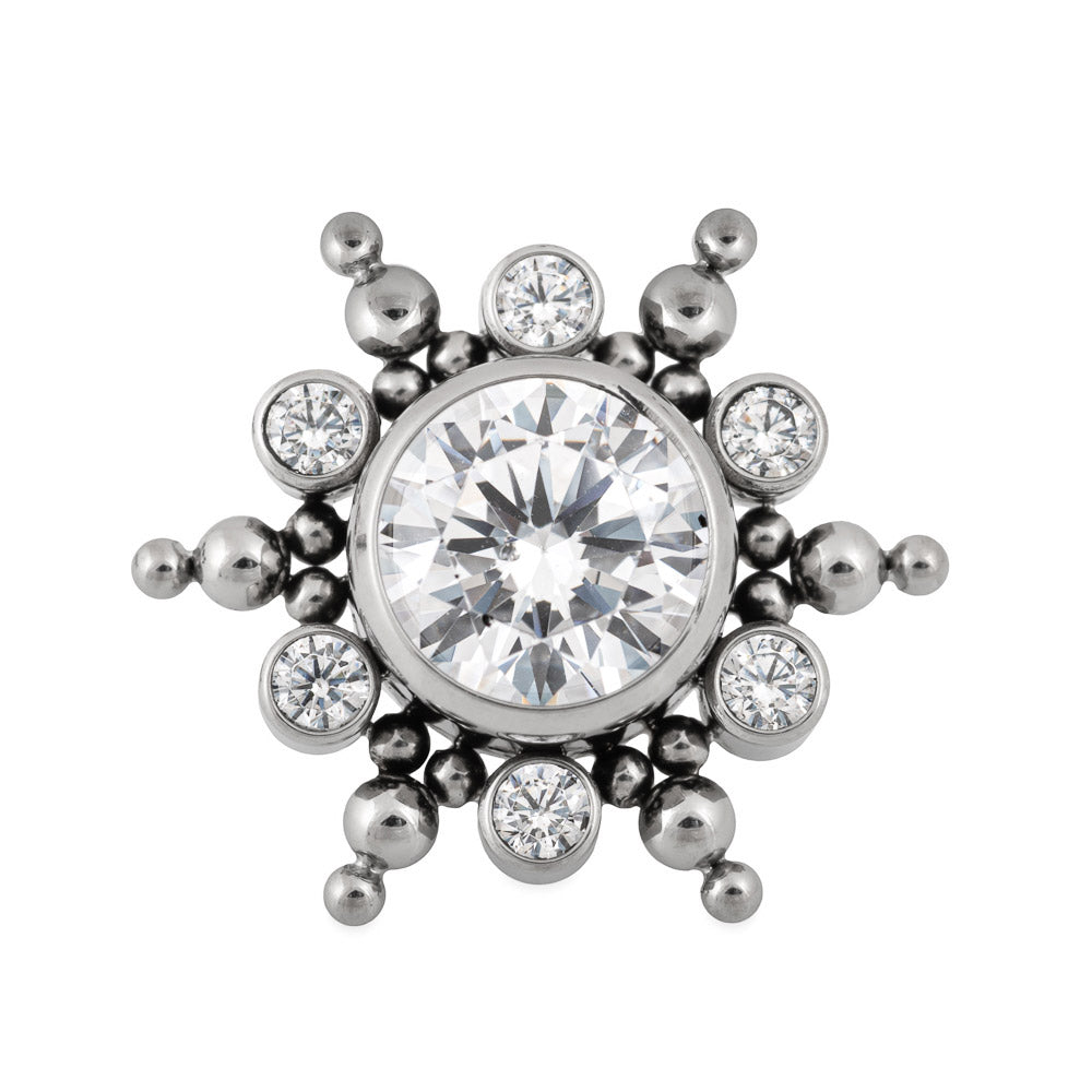 Grand Snowflake Titanium Top - Threadless