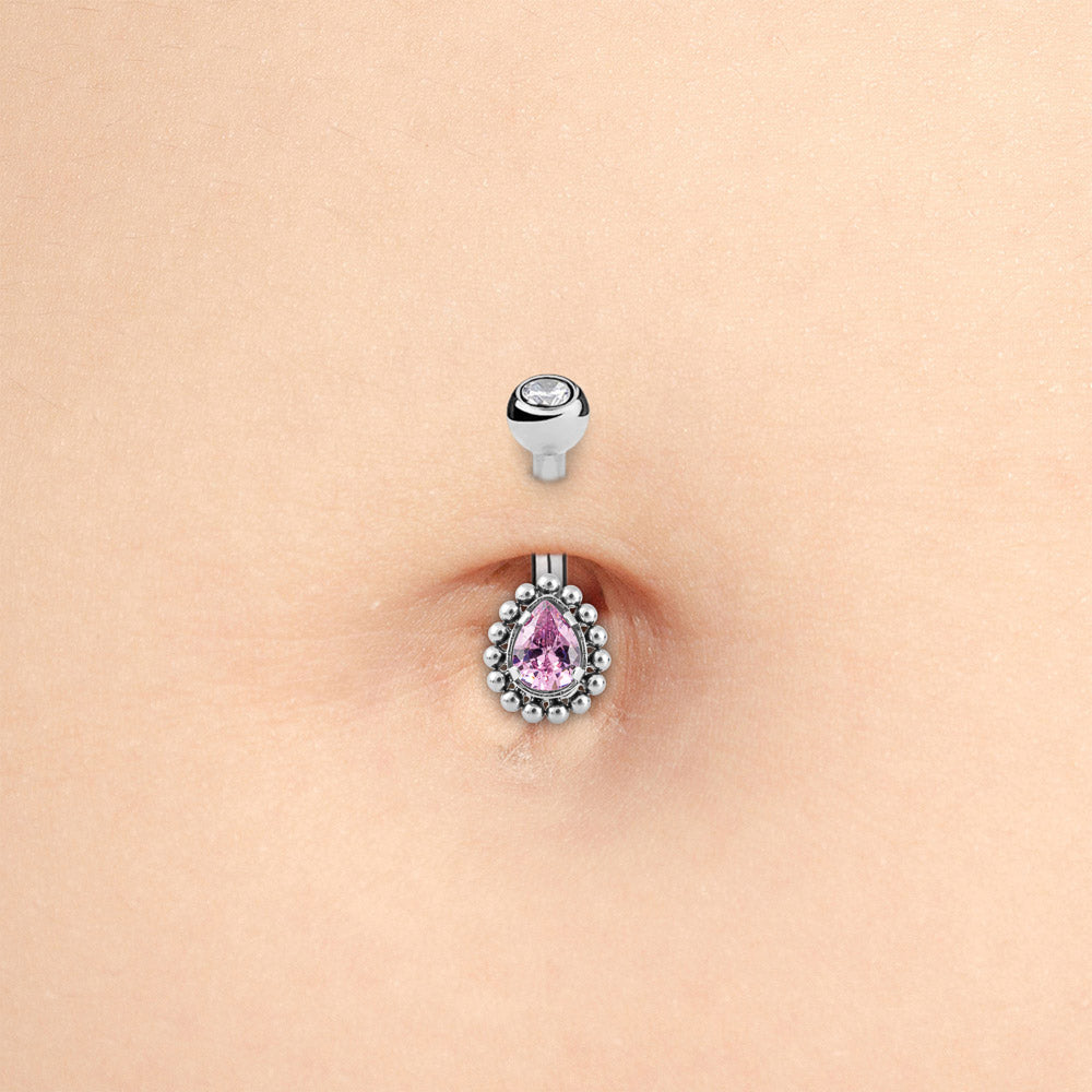 Antique Teardrop Titanium Top - Threadless