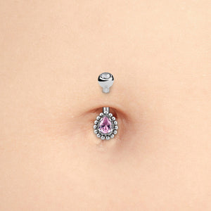 Antique Teardrop Titanium Top - Threadless