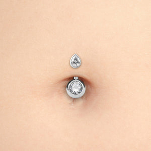 Beveled Trillion Titanium Top - Threadless