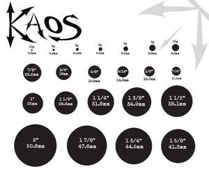 Sea Blue Pearl Silicone Skin Eyelet by Kaos Softwear — 10g up to 1" — Price Per 2