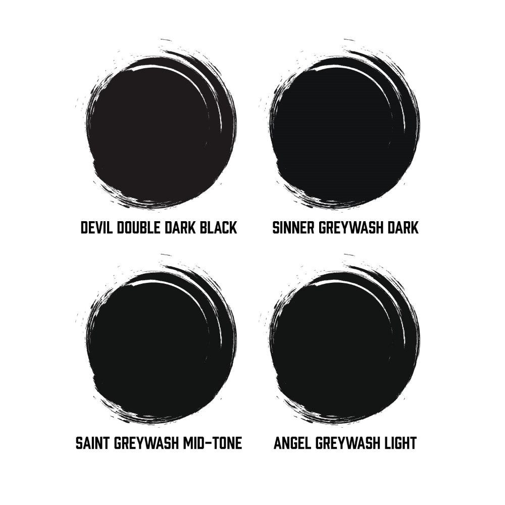 4 Bottle Zhang Po Shading Set — Kuro Sumi Tattoo Ink — Pick Size