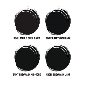 4 Bottle Zhang Po Shading Set — Kuro Sumi Tattoo Ink — Pick Size