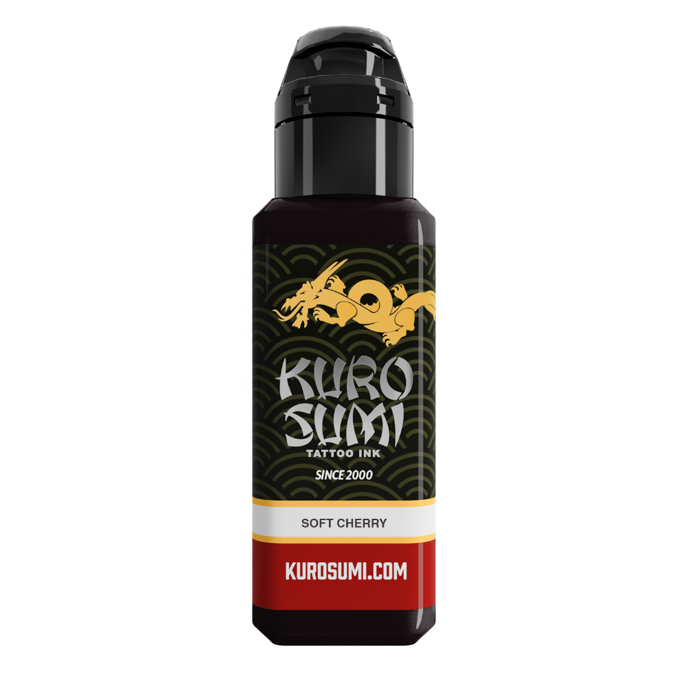 Soft Cherry — Kuro Sumi Tattoo Ink — Pick Size