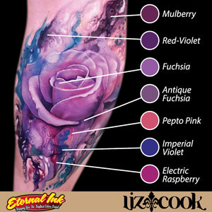 Liz Cook Signature Series Set of 12 — 1oz Bottles — Eternal Tattoo Ink