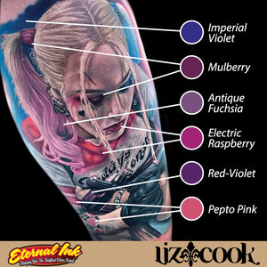 Liz Cook Signature Series Set of 12 — 1oz Bottles — Eternal Tattoo Ink