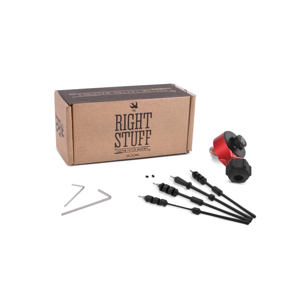 Right Stuff Shim Rotary Tattoo Machine — 3.5mm Red