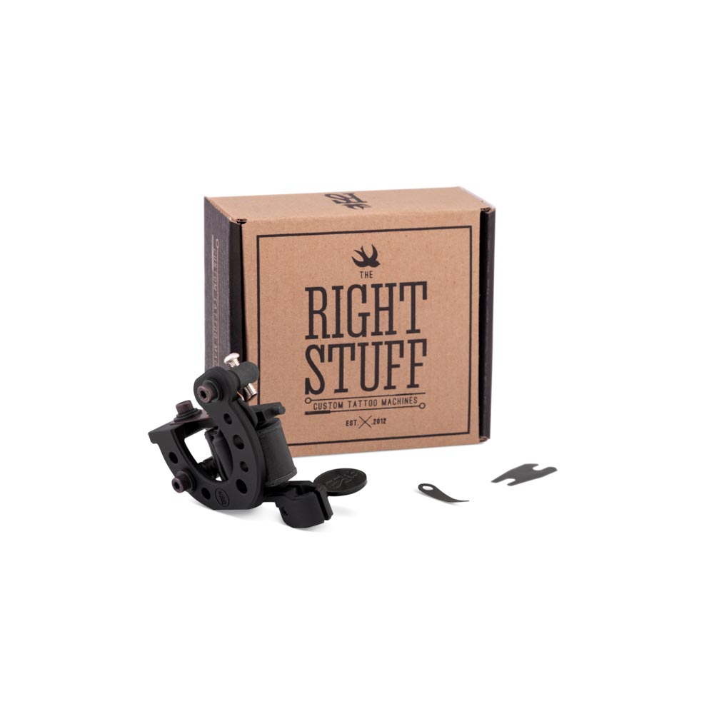 Right Stuff Lucky TrueLiner ALU Coil Tattoo Machine — Black