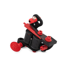 Right Stuff Lucky TrueLiner ALU Coil Tattoo Machine — Black/Red