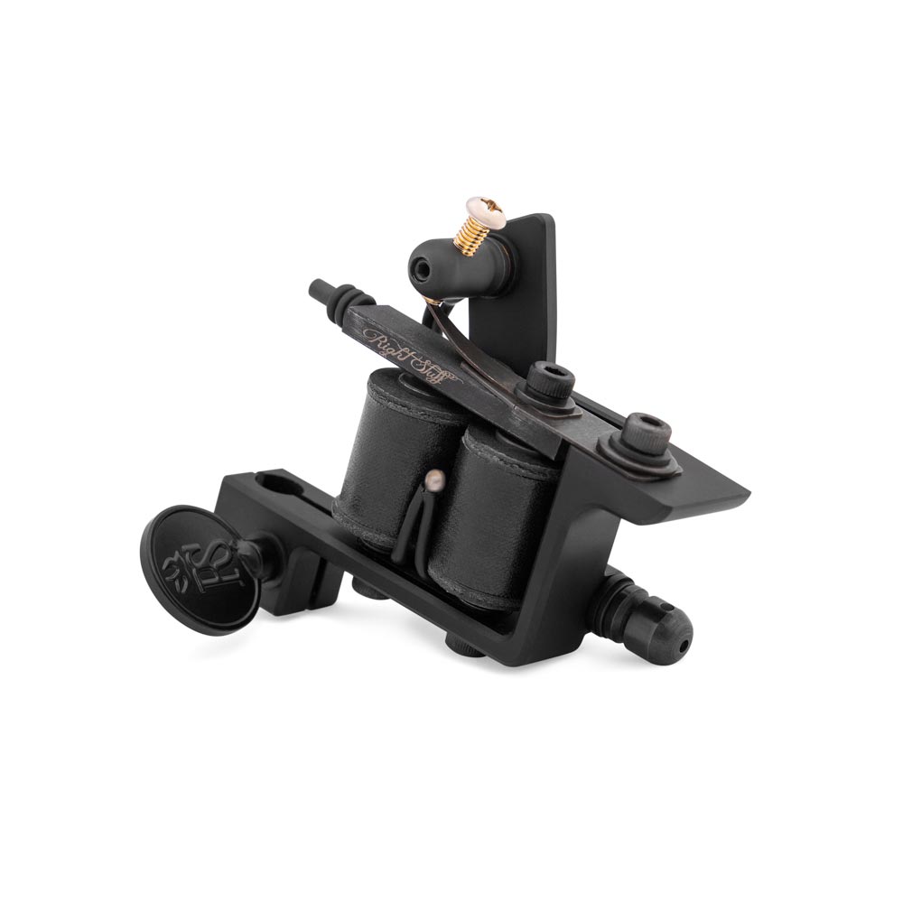 Right Stuff miniDOZZER TrueLiner Coil Tattoo Machine — Black