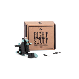 Right Stuff miniDOZZER TrueLiner Coil Tattoo Machine — Black/Mint