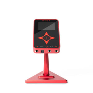 Peak Vega Tattoo Power Supply — Red Aluminum