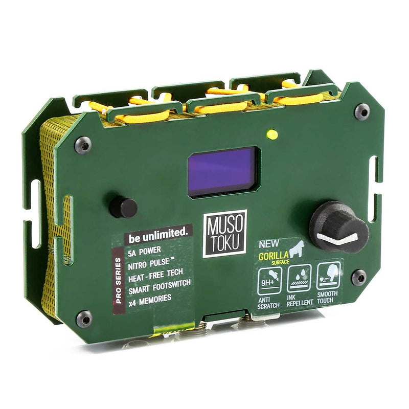 Musotoku Tattoo Power Supply — Green