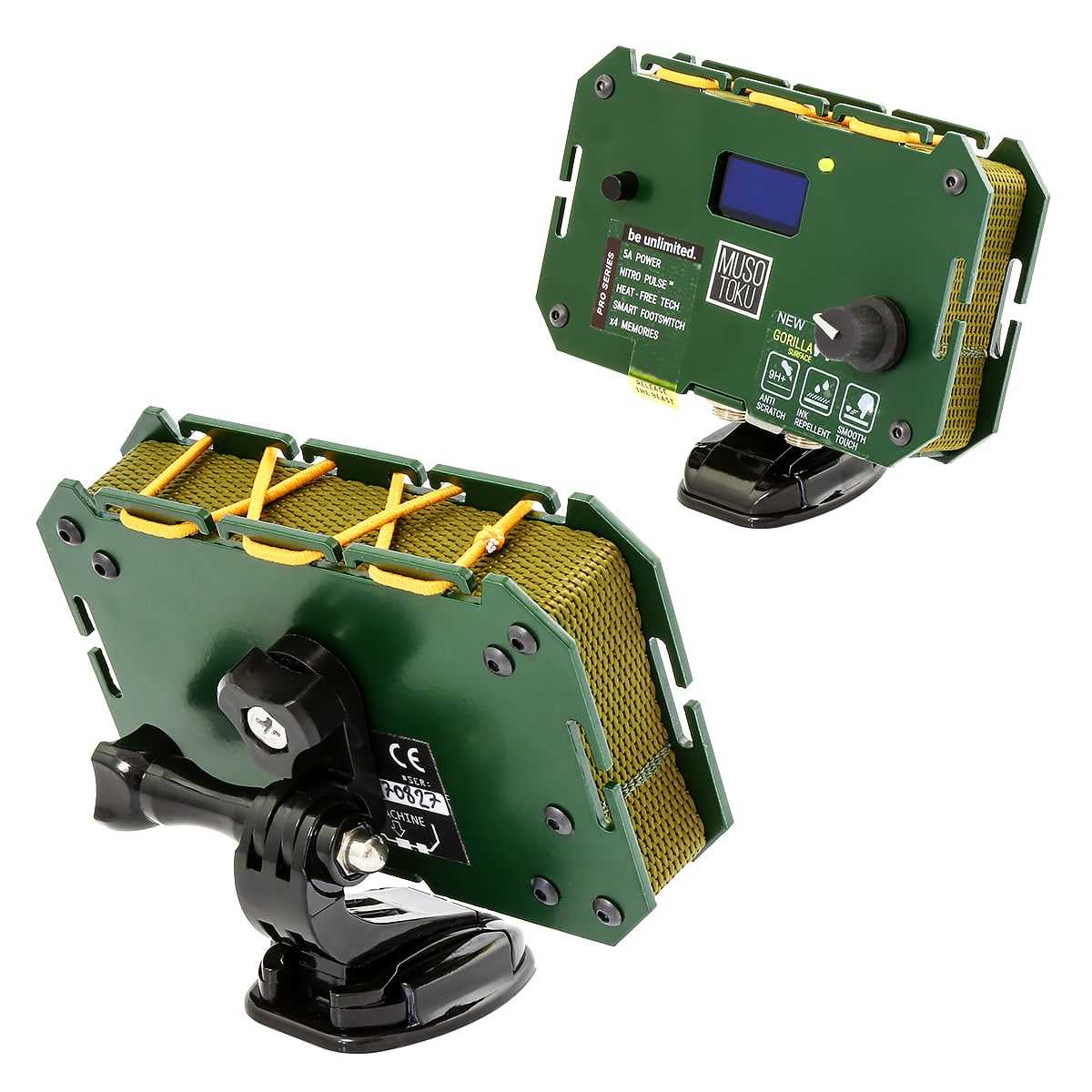 Musotoku Tattoo Power Supply — Green