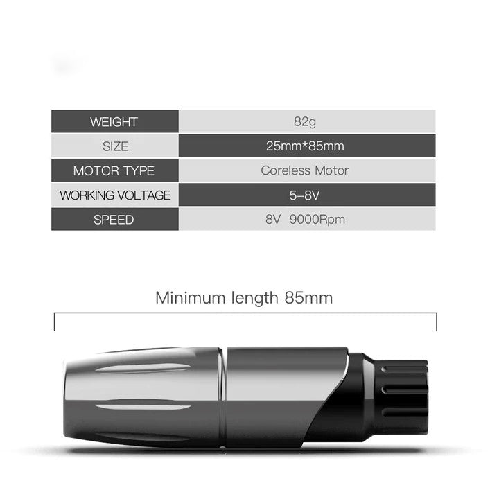 Dragonhawk Mast Tour Pen Tattoo Machine — Pick Color