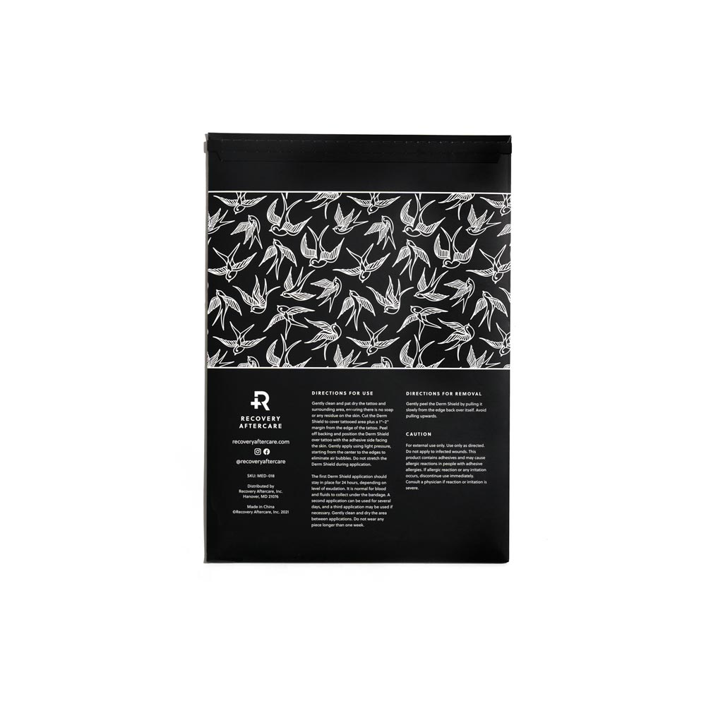 Recovery Derm Shield — 10" x 14" Sheets — Pack of 10