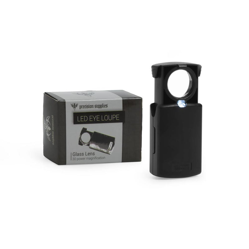 30x Illuminated LED Eye Loupe Glass Lens