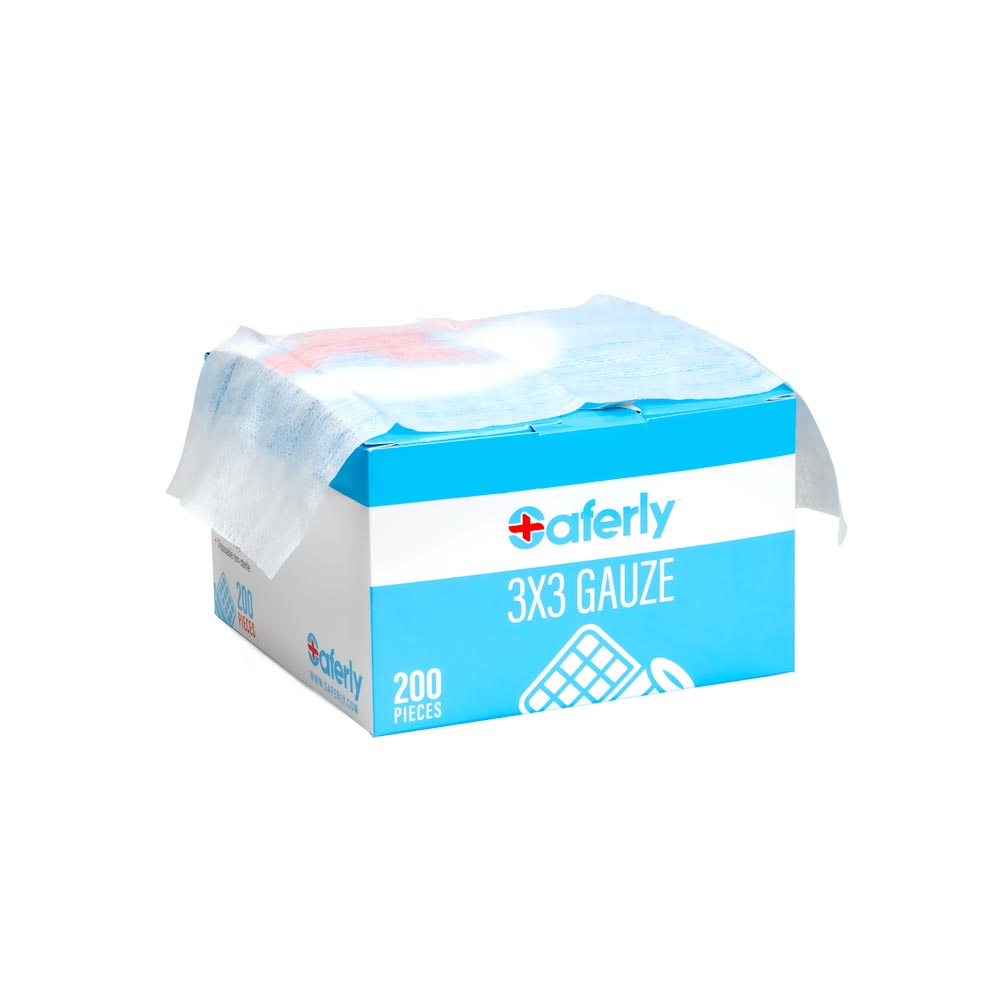 Saferly Gauze — Box of 200 — Pick Size