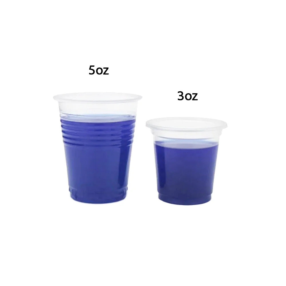 3oz Plastic Cups for Rinse, Ultrasonic & More - 50 Cups