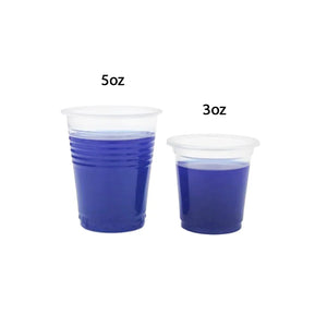 3oz Plastic Cups for Rinse, Ultrasonic & More - 50 Cups