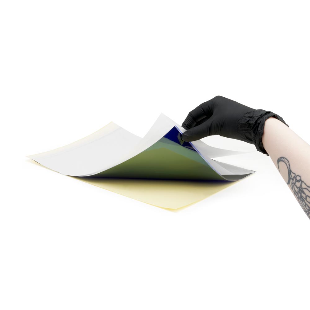 Saferly Tattoo Thermal Image Copier Stencil Paper — 8-1/2" x 11” — 100 Sheets