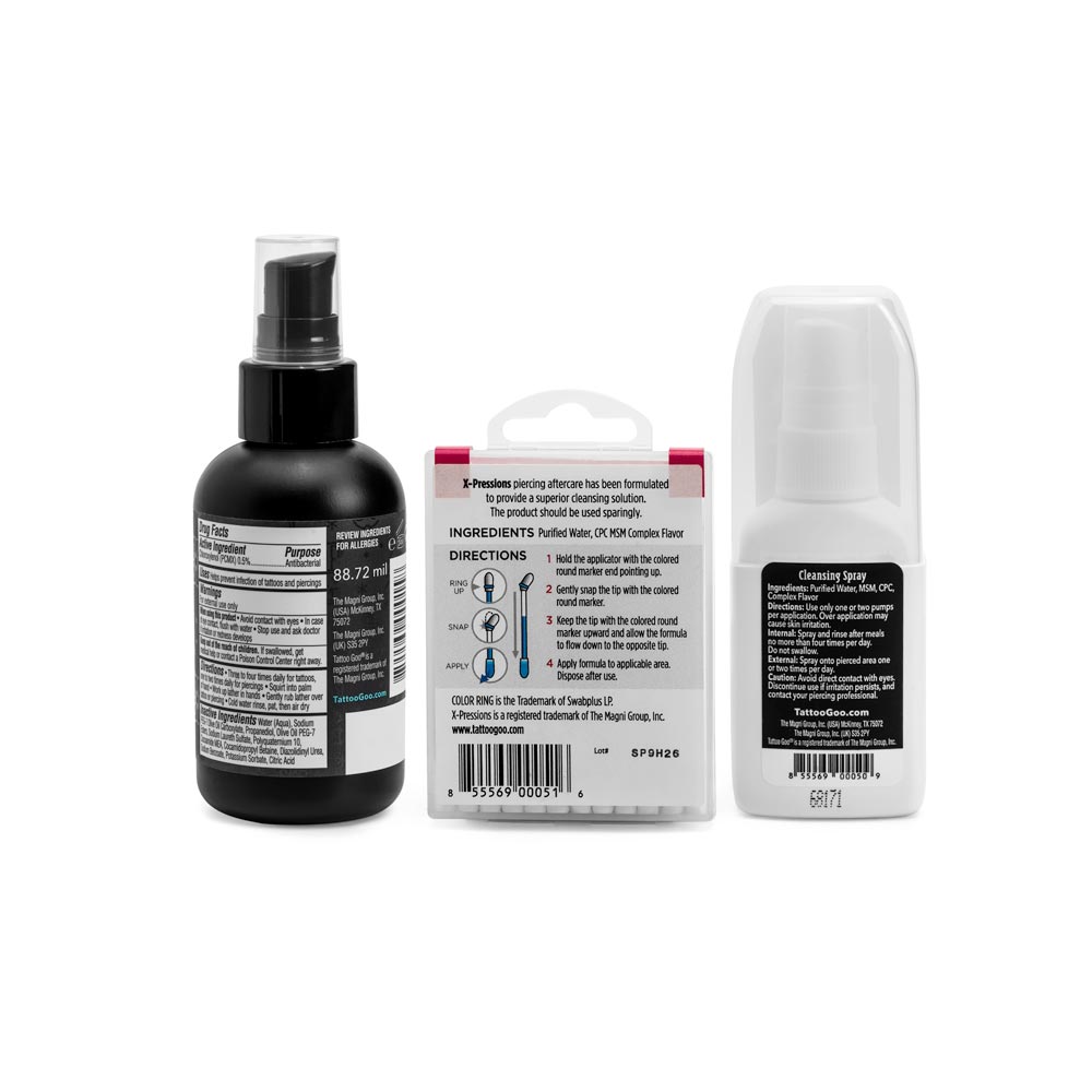 Tattoo Goo - Complete Piercing Aftercare Kit