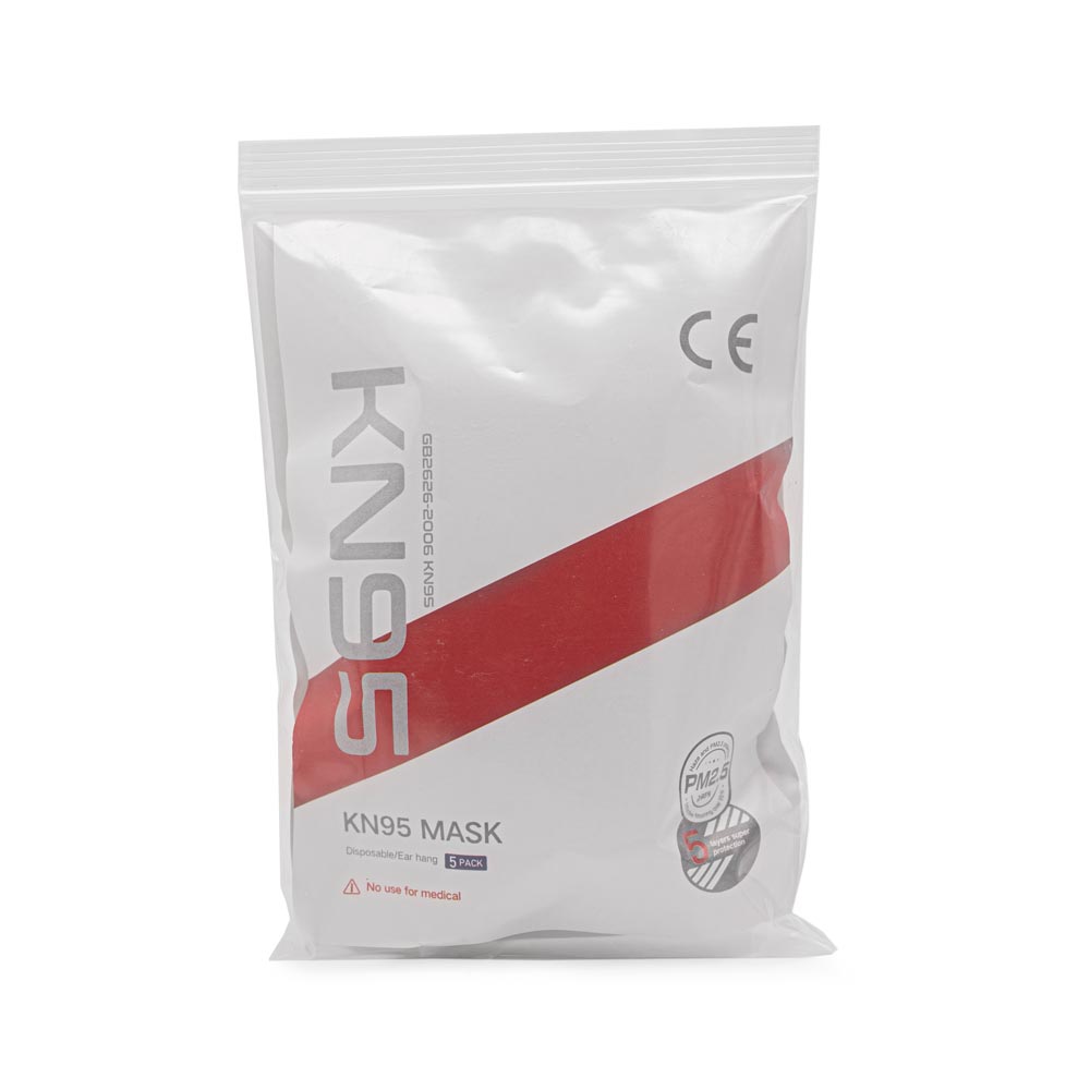 KN95 Disposable Face Masks — Pack of 5
